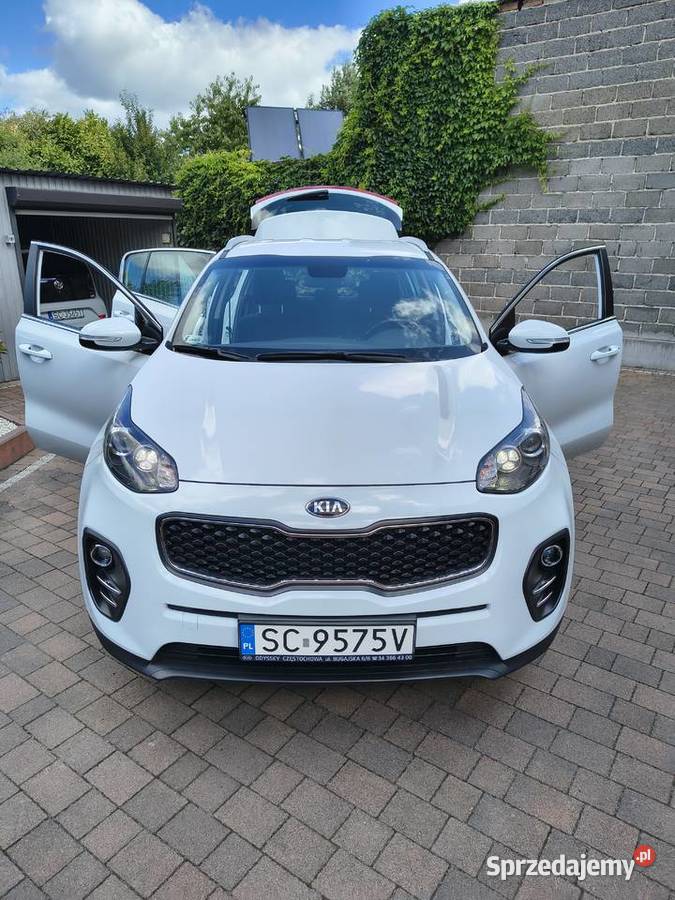 Kia Sportage 16 bezyna 2017 kurtyny powietrzne śląskie Częstochowa