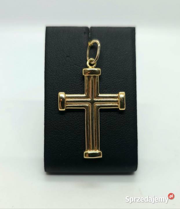 Złota zawieszka próby 585 194g krzyżyk złoto Elbląg