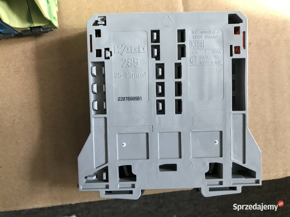 Złączka przelotowa 285195 WAGO Łódź sprzedam