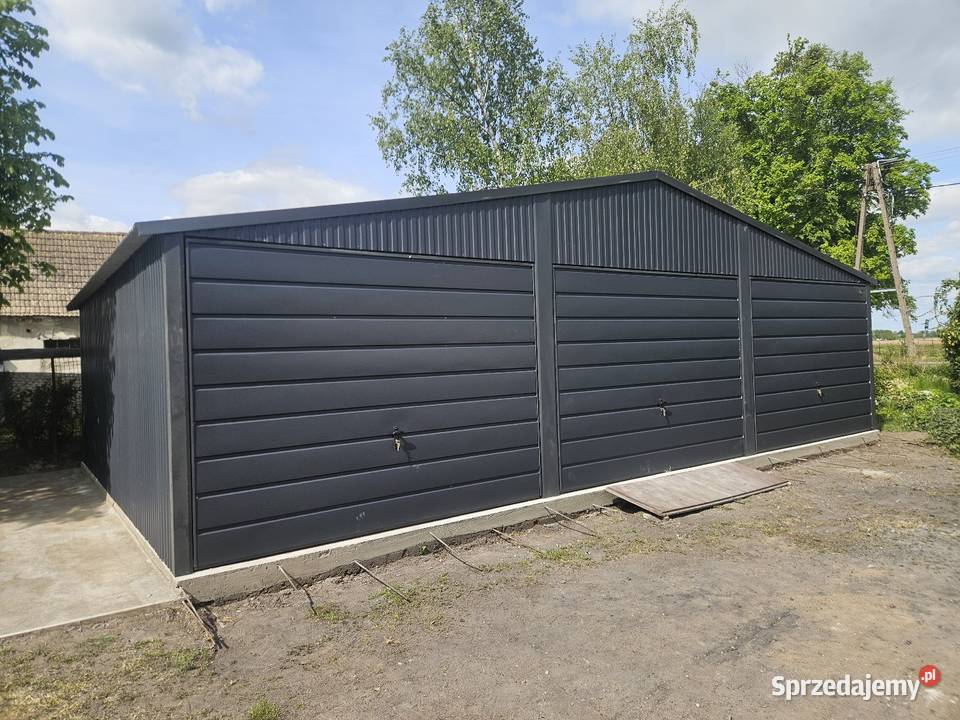 9x6 Garaze Blaszane Garaż Blaszany Blaszak 54m2 Lipno