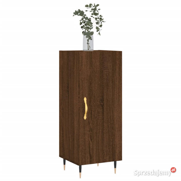 Szafka brązowy dąb 345x34x90 materiał Pozostałe