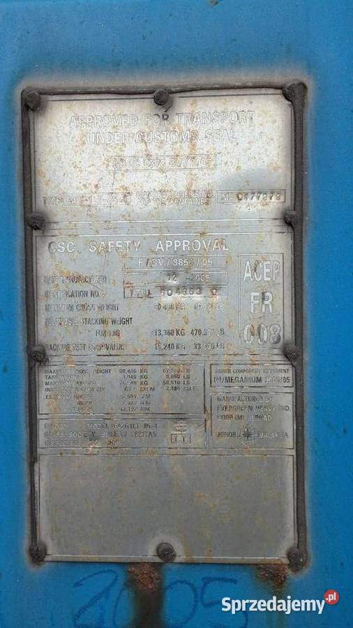 Kontener morski magazynowy 12m 40DC PROMOCJA Warszawa