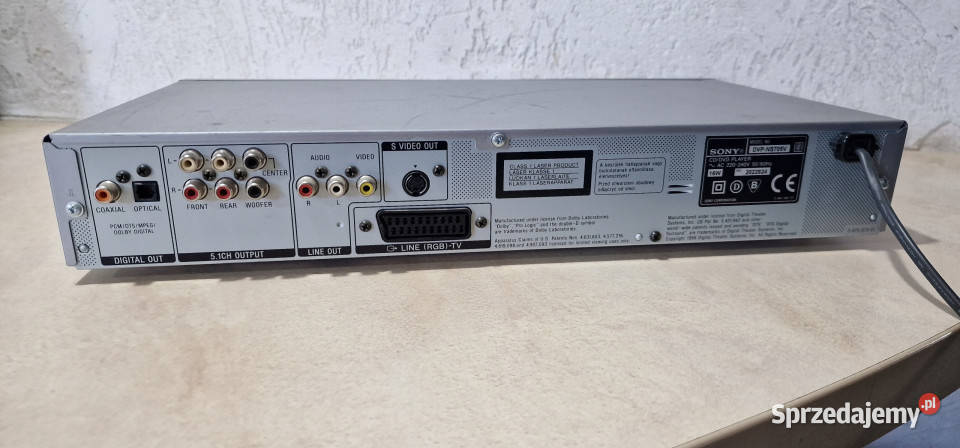 Odtwarzacz CD DVD Sony DVPNS705V DVP NS 705 V Odtwarzacze CD i MD