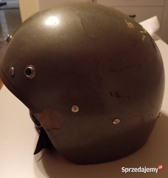 Kask PRL orzeszek Motoryzacja Borysławice Zamkowe