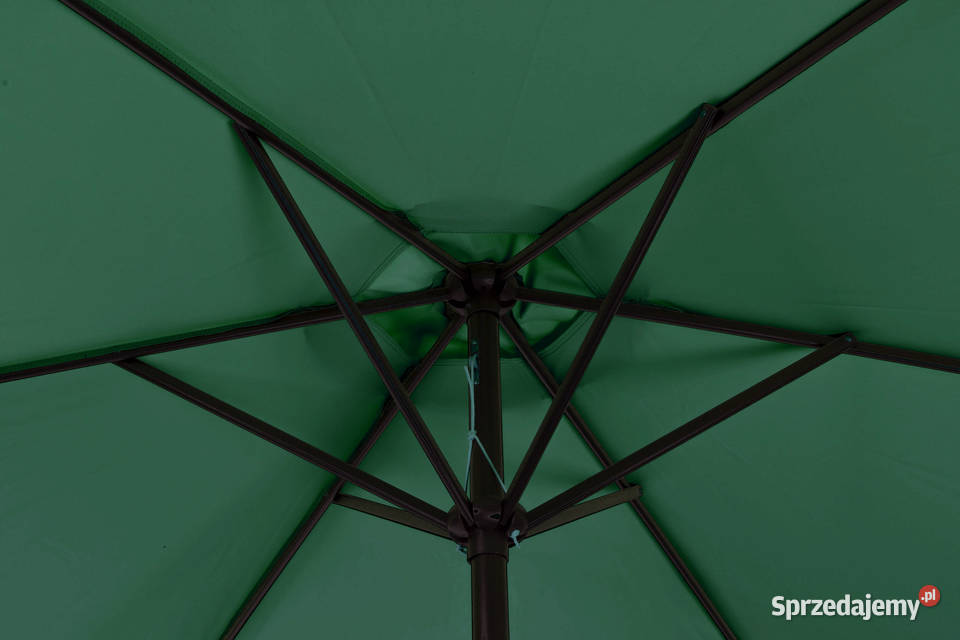 Duży parasol ogrodowy skośny łamany z korbą 6 Smogorzów