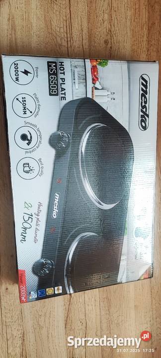 Kuchenka maszynka elektryczna dwupalnikowa 2000W wolnostojące śląskie Żelisławice