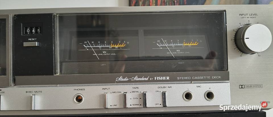 Magnetofon deck vintage Fisher CR125 Warszawa