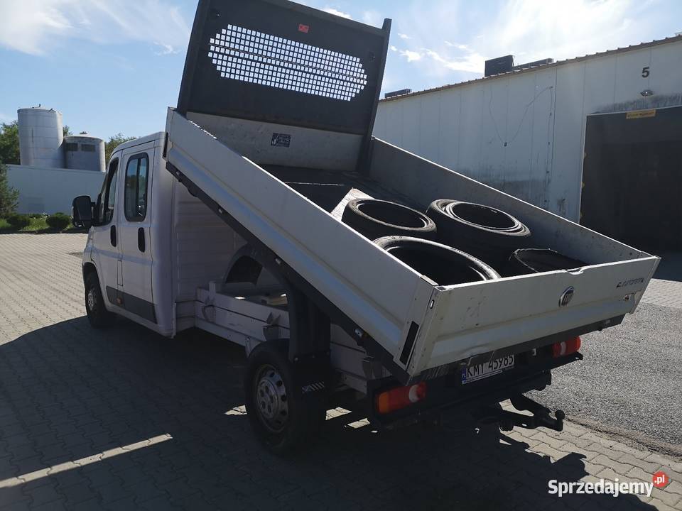 Fiat ducato dubel kabina wywrotka małopolskie Trzyciąż