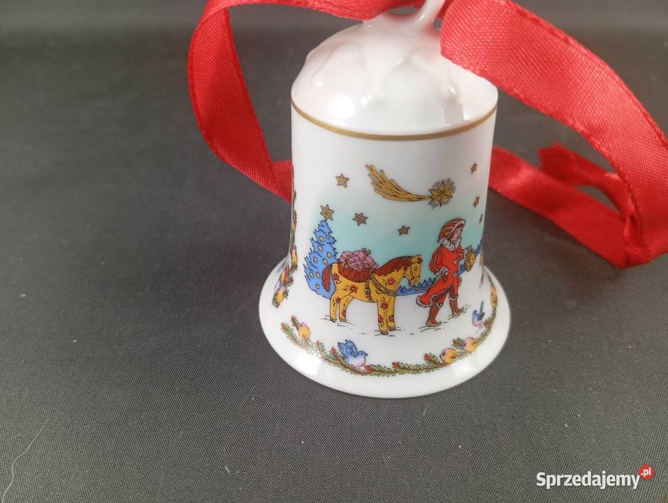 Porcelanowy dzwonek świąteczny Hutschenreuther Antyki, Sztuka, Kolekcje Zielona Góra