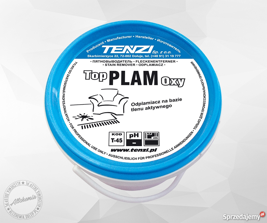 Top PLAM Oxy 05 TENZI Odplamiacz do dywanów i Łódź