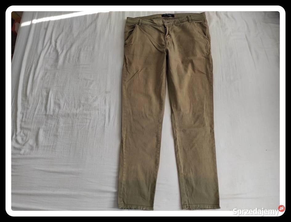 Oliwkowe spodnie damskie Top Secret długie 42 XL Płock