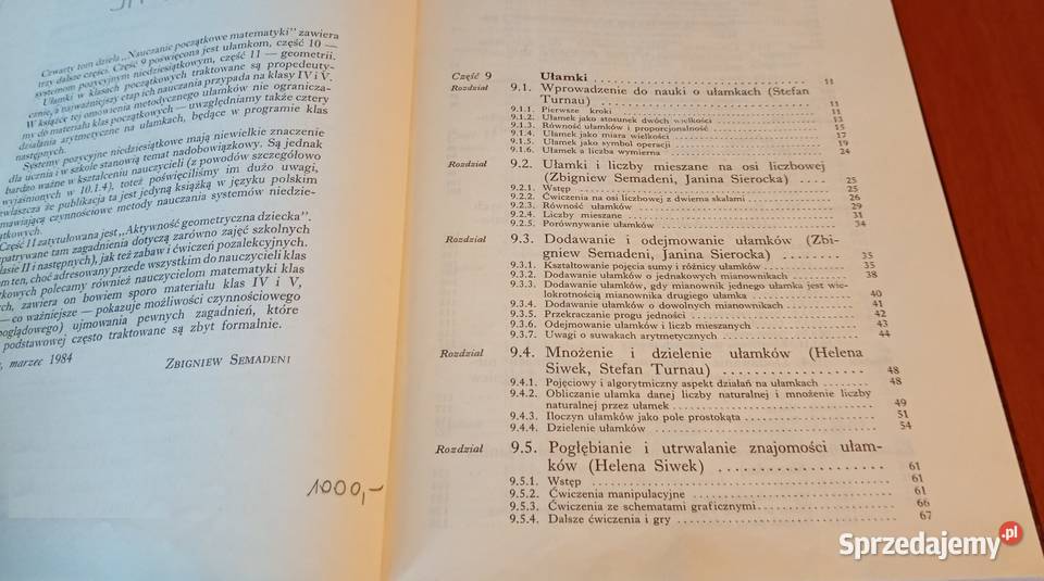 Nauczanie początkowe matematyki podręcznik 4 Gdańsk