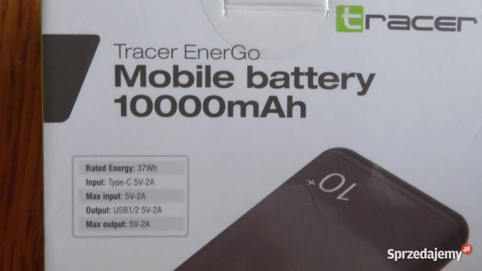 Nieużywany mobilny POWER BANK 10000mAh TRACER