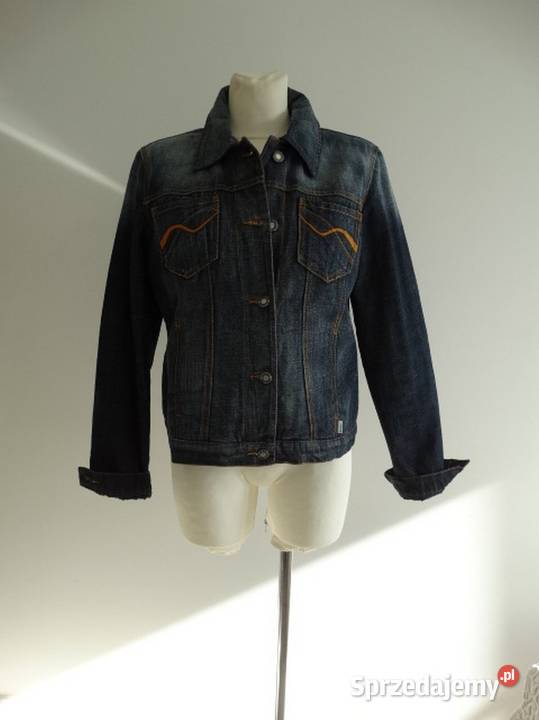 Kurtka Jeansowa Trucker Niebieska Ocieplana z Kurtki i płaszcze Odzież damska Łomża