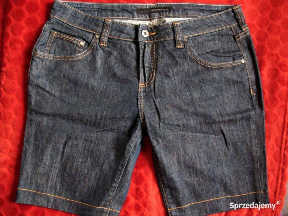 Szorty spodenki Jeans 44 2XL biodra 110 Do kolan Siedlce