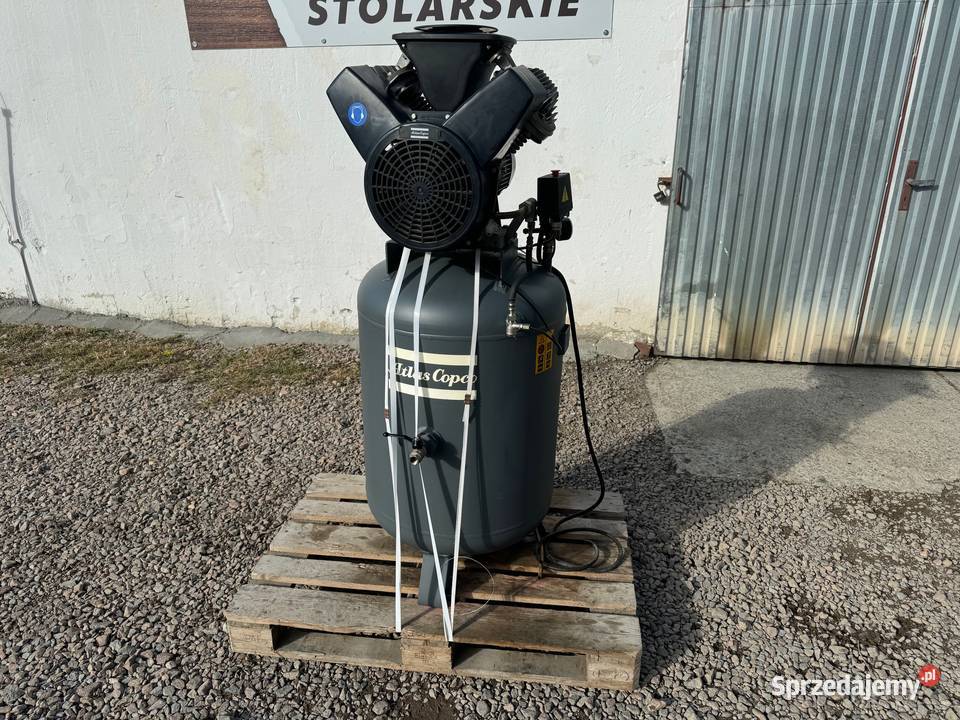 Kompresor tłokowy Atlas Copco LE 1510 250L Produkcja Kalwaria Zebrzydowska