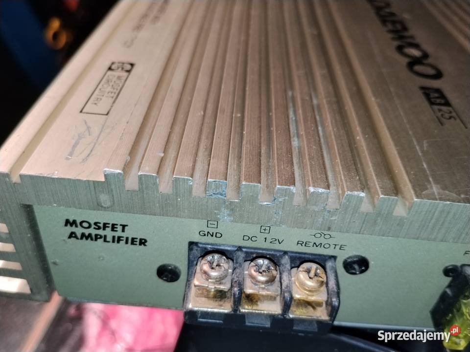 Wzmacniacz samochodowy Deaewo Ilość kanałów 2 Jawor sprzedam