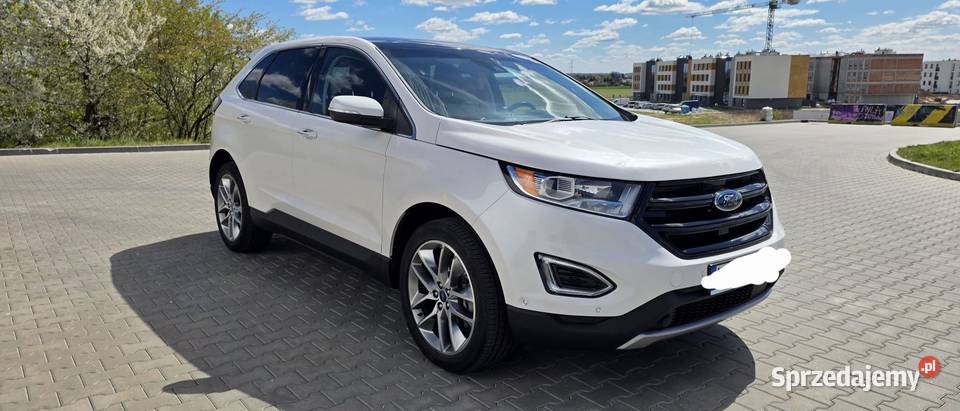 Ford EDGE 20 benzynaLPG 2018r Titanium biała ASR (kontrola trakcji) Świdnik