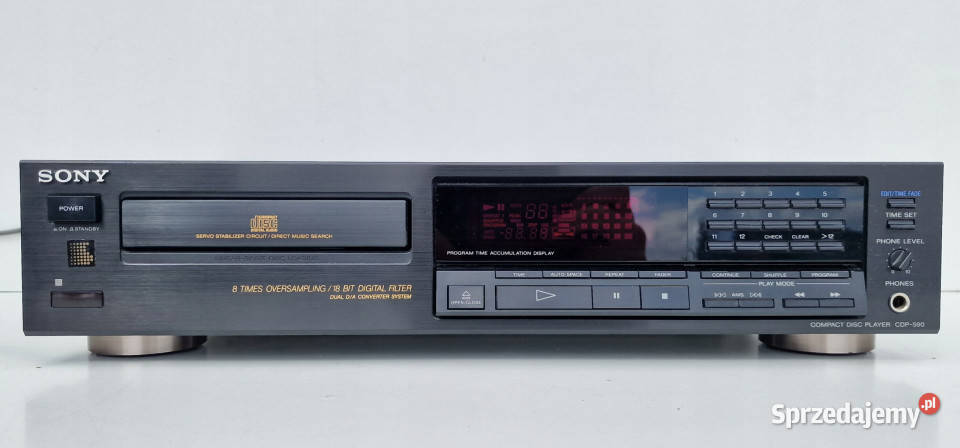 Sony odtwarzacz kompaktowy CD player CDP 590 Międzychód