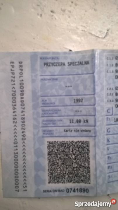 Przyczepka samochodowa DOWÓD burtowe Rychtal