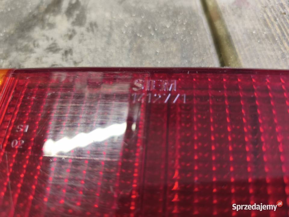 Klosze lamp siem tylne Lampy tylne wielkopolskie Kiekrz