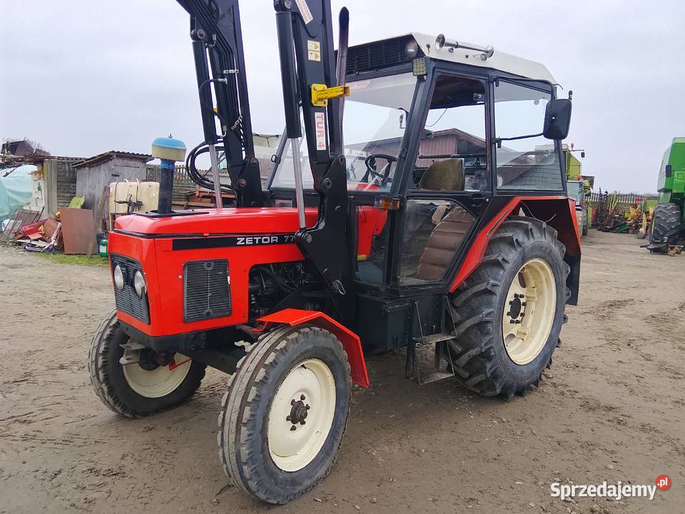 Ciągnik Zetor 7711 z turem 3 sekcyjnym w Skaryszew