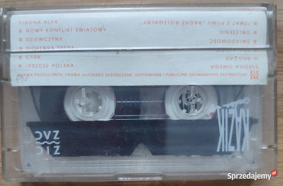 Kazik Spalam się kaseta magnetofonowa kaseta Warszawa