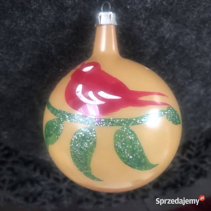 Kmpl 9 ręcznie malowane bombki choinkowe PRL małopolskie Kraków sprzedam