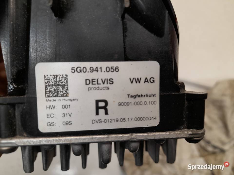 VW GOLF VII 7 GTE LED DRL HALOGEN PRAWY PRZÓD Goleniów