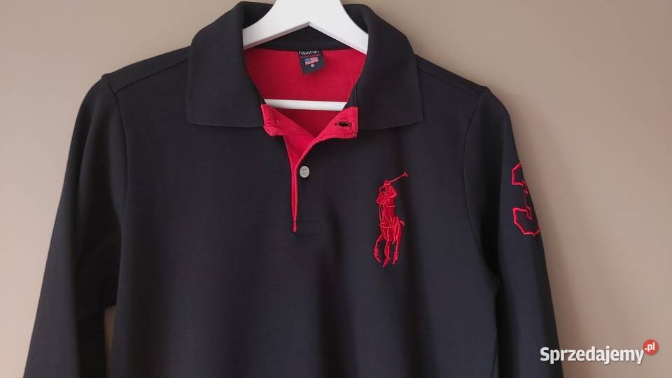 Sprzedam bluzkę z kołnierzykiem Ralph Lauren Odzież i bielizna męska Lublin