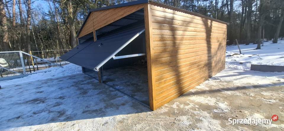 Garaż blaszany drewnopodobny 7x7 6x6 5x5 4x4 mazowieckie sprzedam