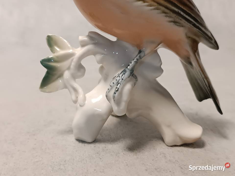 KARL ENS Porcelanowy Ptak Zięba VOLKSTEDT Niemcy Jawor sprzedam