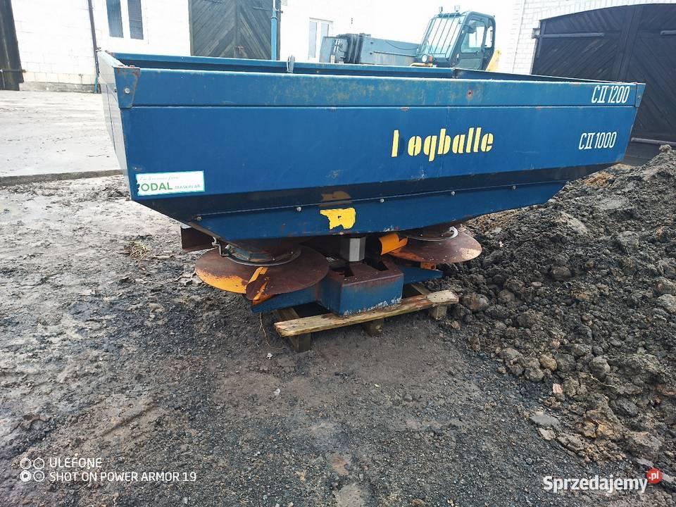 Rozsiewacz nawozu Bogballe 1200l siewka Amazone mazowieckie Rostkowo