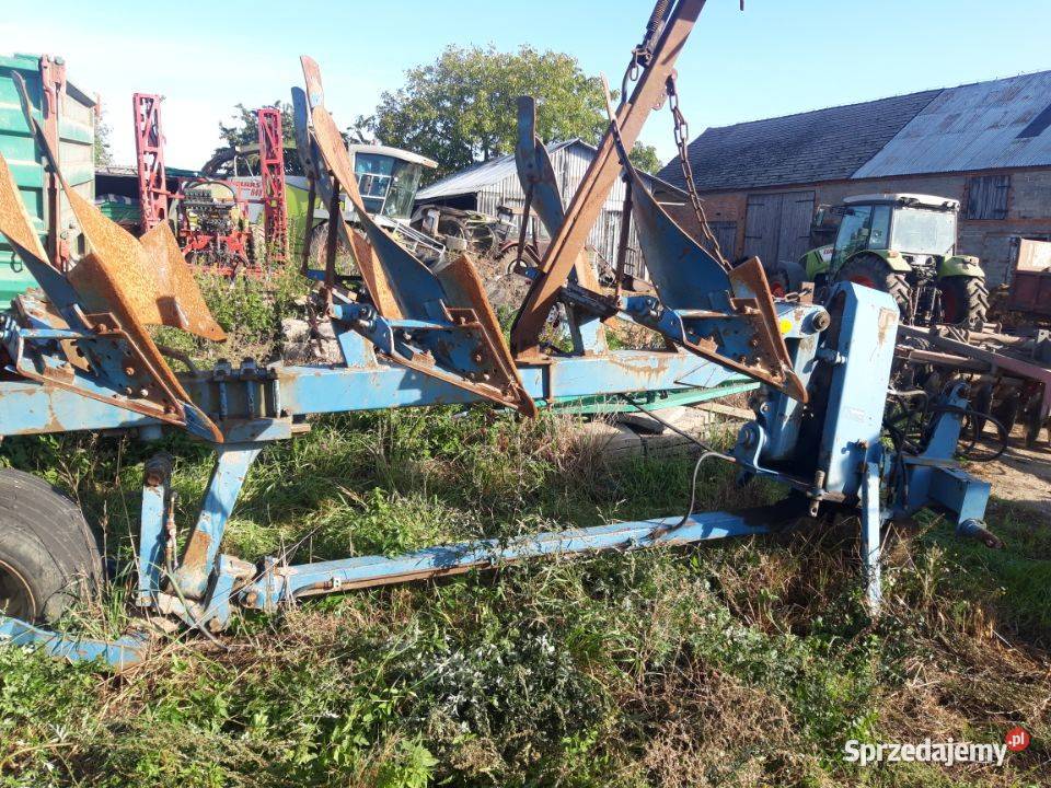 Pług Rabe werk 5 skibowy wywrotek nieuszkodzony wielkopolskie Leszno