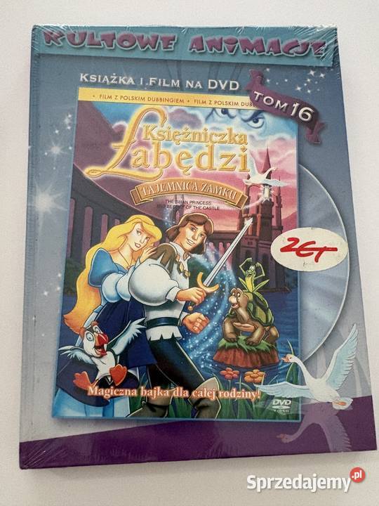 Księżniczka Łabędzi Tajemnica Zamku zestaw film mazowieckie Warszawa sprzedam