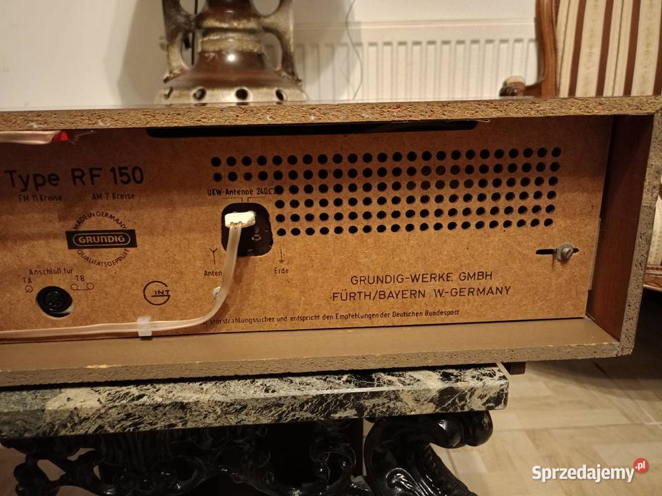 Zabytkowe Radio GRUNDIG RF 150 Vintage wielkopolskie Drawski Młyn