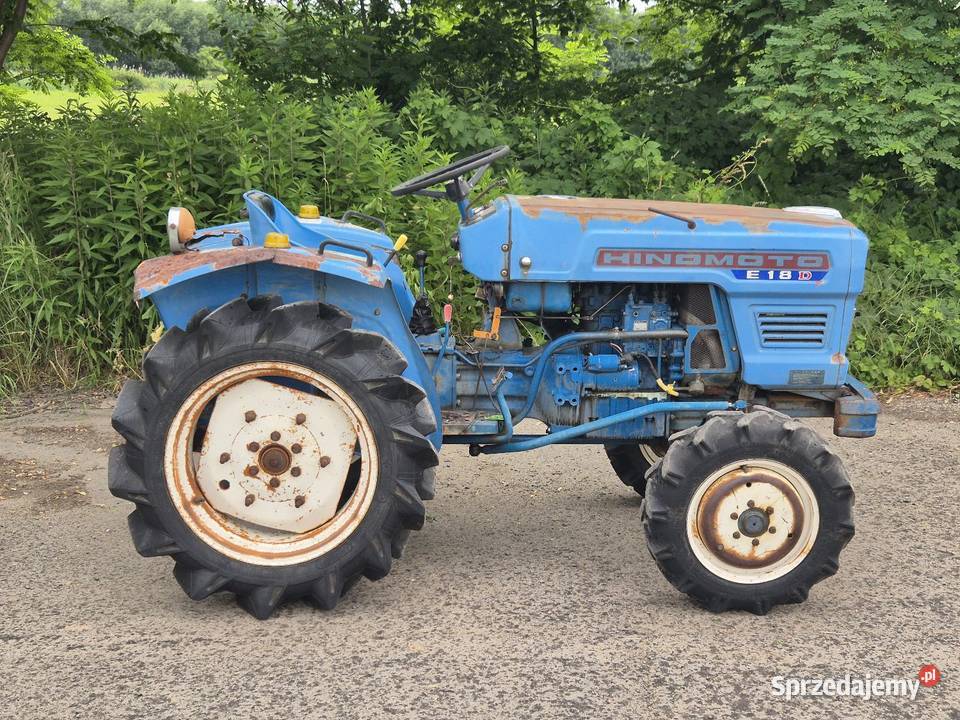 Traktorek traktor HINOMOTO E18D 18 44 Napęd 4x4 Małuszyn
