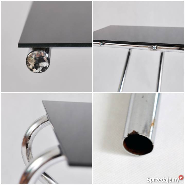 Chromowany stolik kawowy kwietnik PRL lata 70 mazowieckie Warszawa