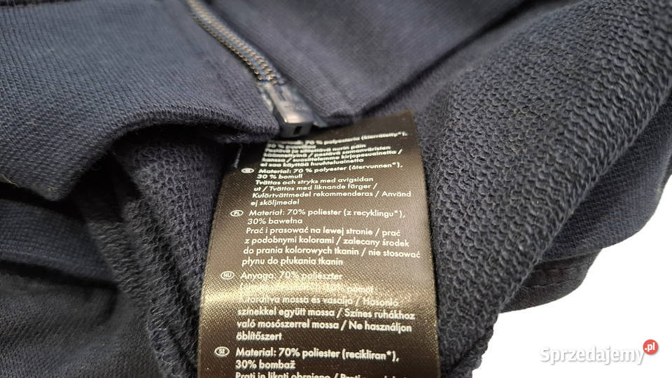 Bluza rozpinana granatowa polar XL Crivit Odzież Czeladź sprzedam