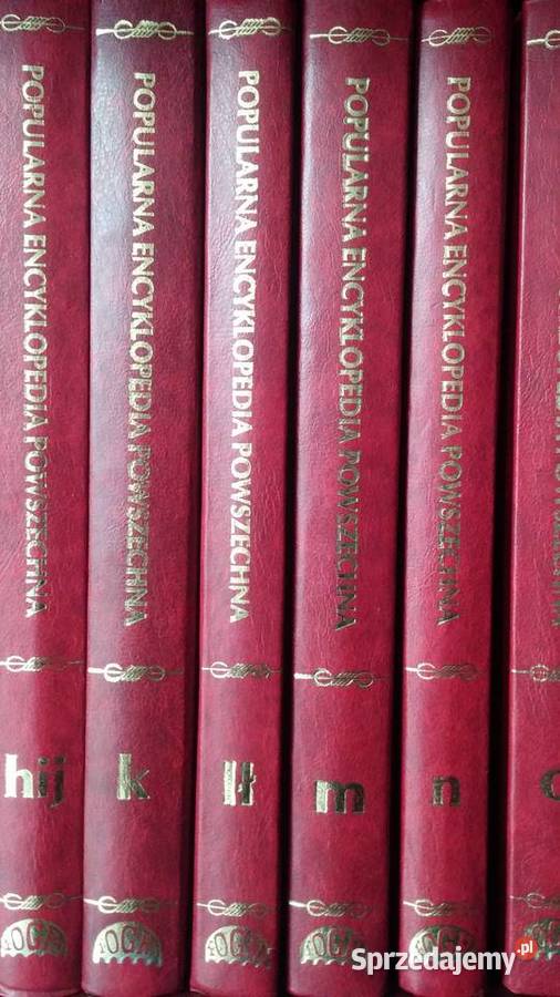EnPopularna Encyklopedia Powszechna 20 TOMY twarda Książki naukowe i popularnonaukowe