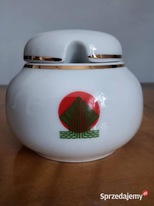 Porcelana Chodzież Logo NFOŚiGW art deco Łódź