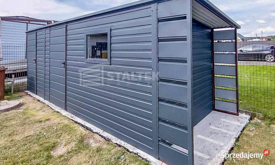 Schowek Domek Ogrodowy 5x2m Wiata 05m 2x Drzwi lubelskie Lubartów