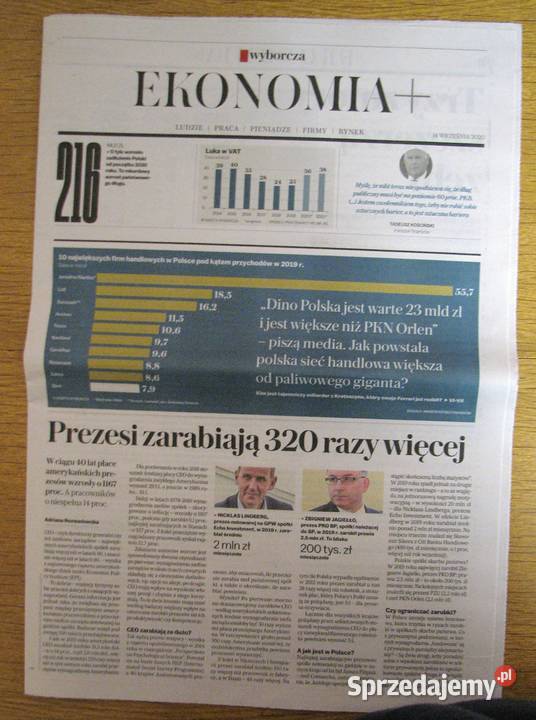 Ekonomia 7 Gazeta Wyborcza lubelskie Parczew sprzedam