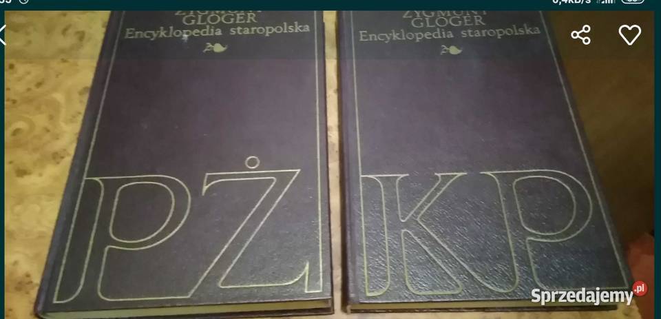 Encyklopedia staropolska Zygmunt Gloger 1972 Antykwariat Wrocław