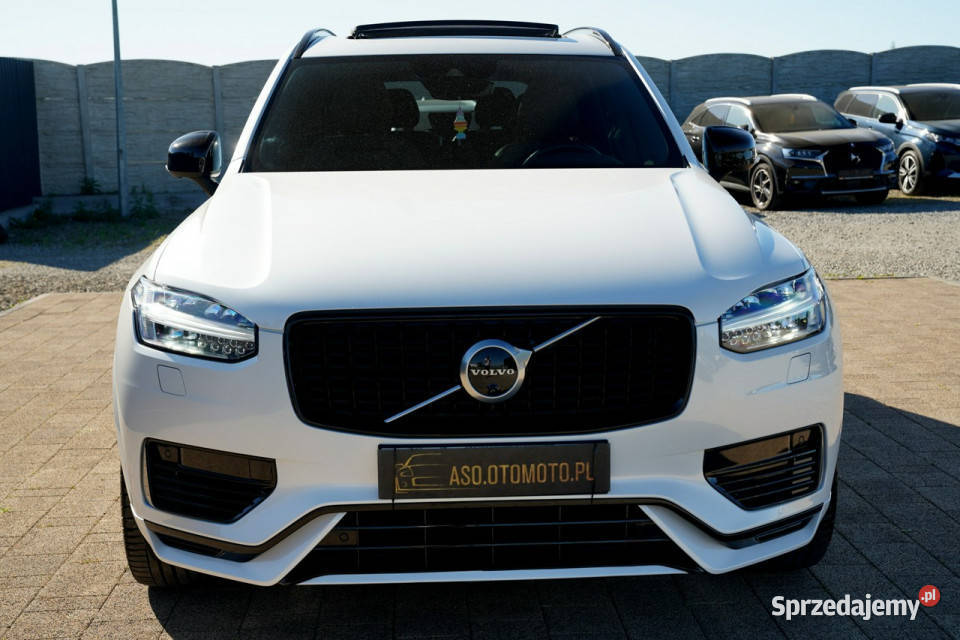 Volvo XC 90 RECHARGE panorama FUL LED 7os progi wielofunkcyjna kierownica Otmuchów