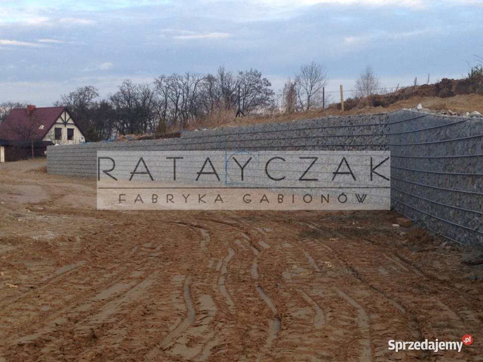 Gabion gabiony Ogrodzenie 240m Frontowe Kosze z Gniewkowo
