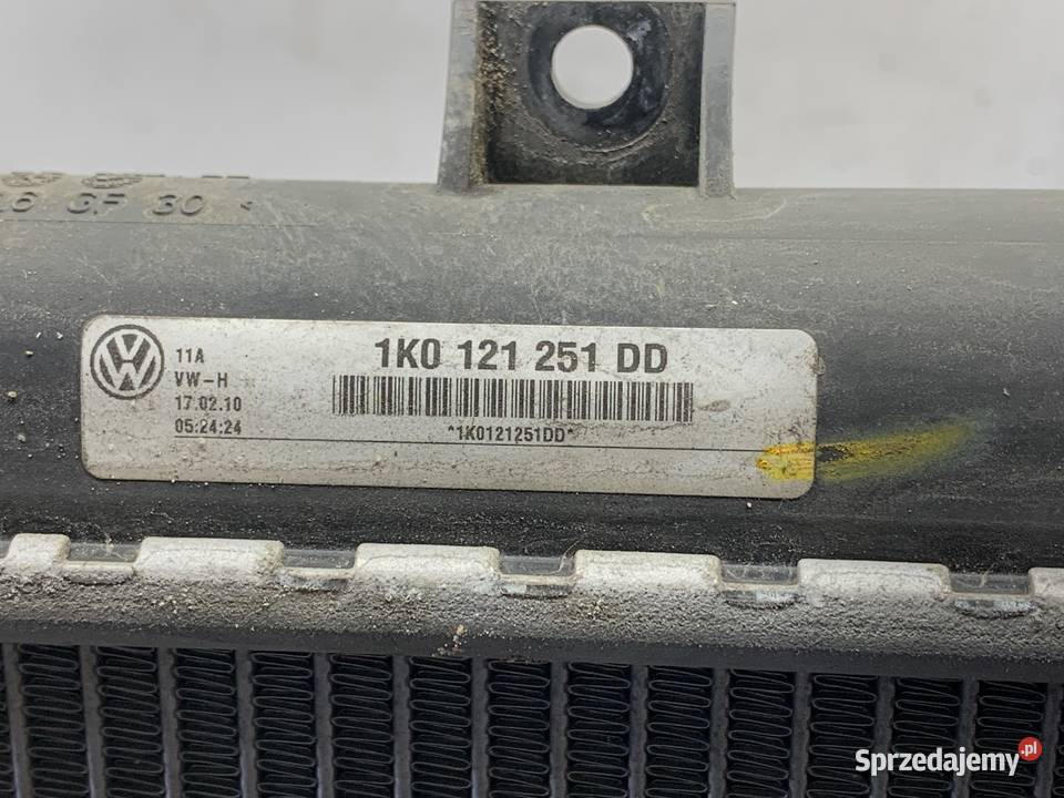 CHŁODNICA WODY VW GOLF VI 16 105 1K0121251DD