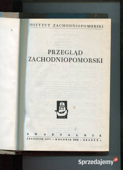 Przegląd Zachodniopomorski 1973 14 Komplet Szczecin