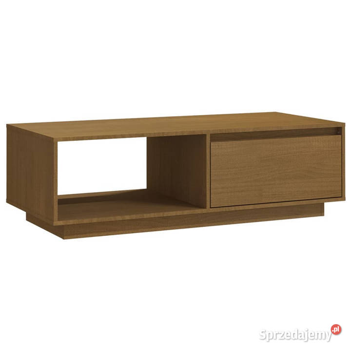 Stolik kawowy miodowy brąz 110x50x335 drewno Warszawa sprzedam