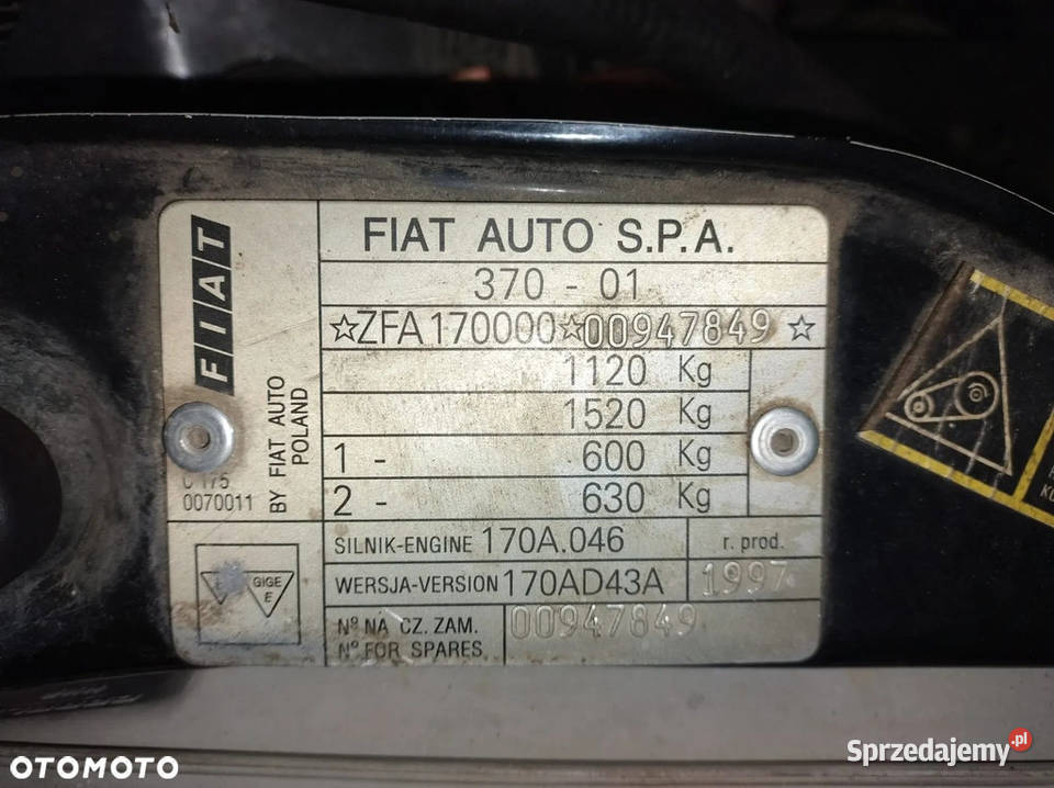 Fiat Uno Płaska